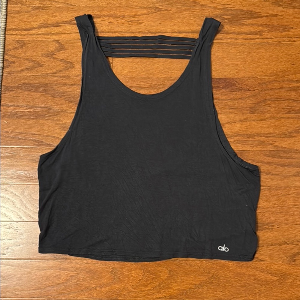 ALO Yoga Women's Black Tank Top